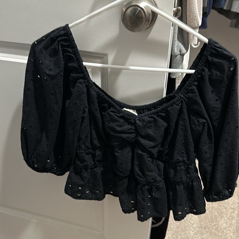Cute black blouse